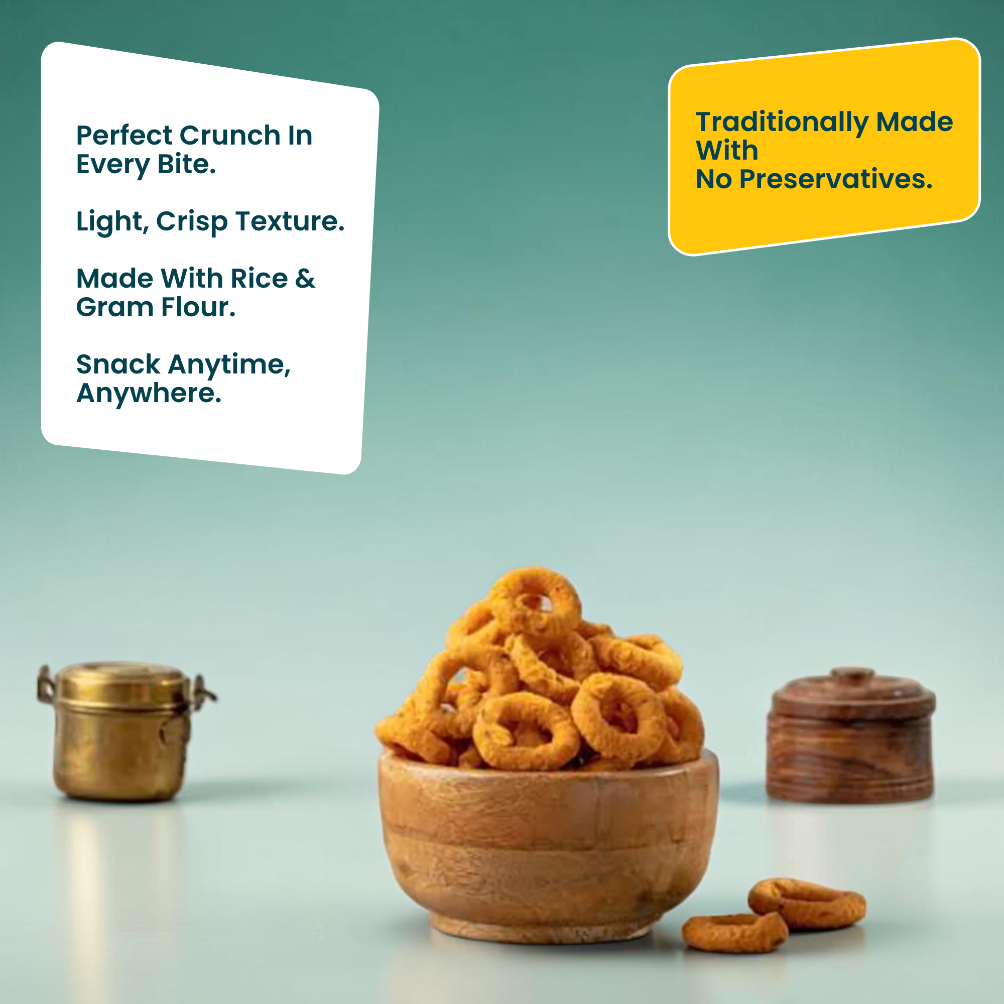 Andra Murukku | Crunchy South Indian Snack