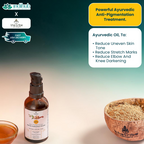 Anti-Pigmentation Raktha Chandanadi Thailam – Herbal Facial & Body Oil with Nutmeg & Arjuna Bark