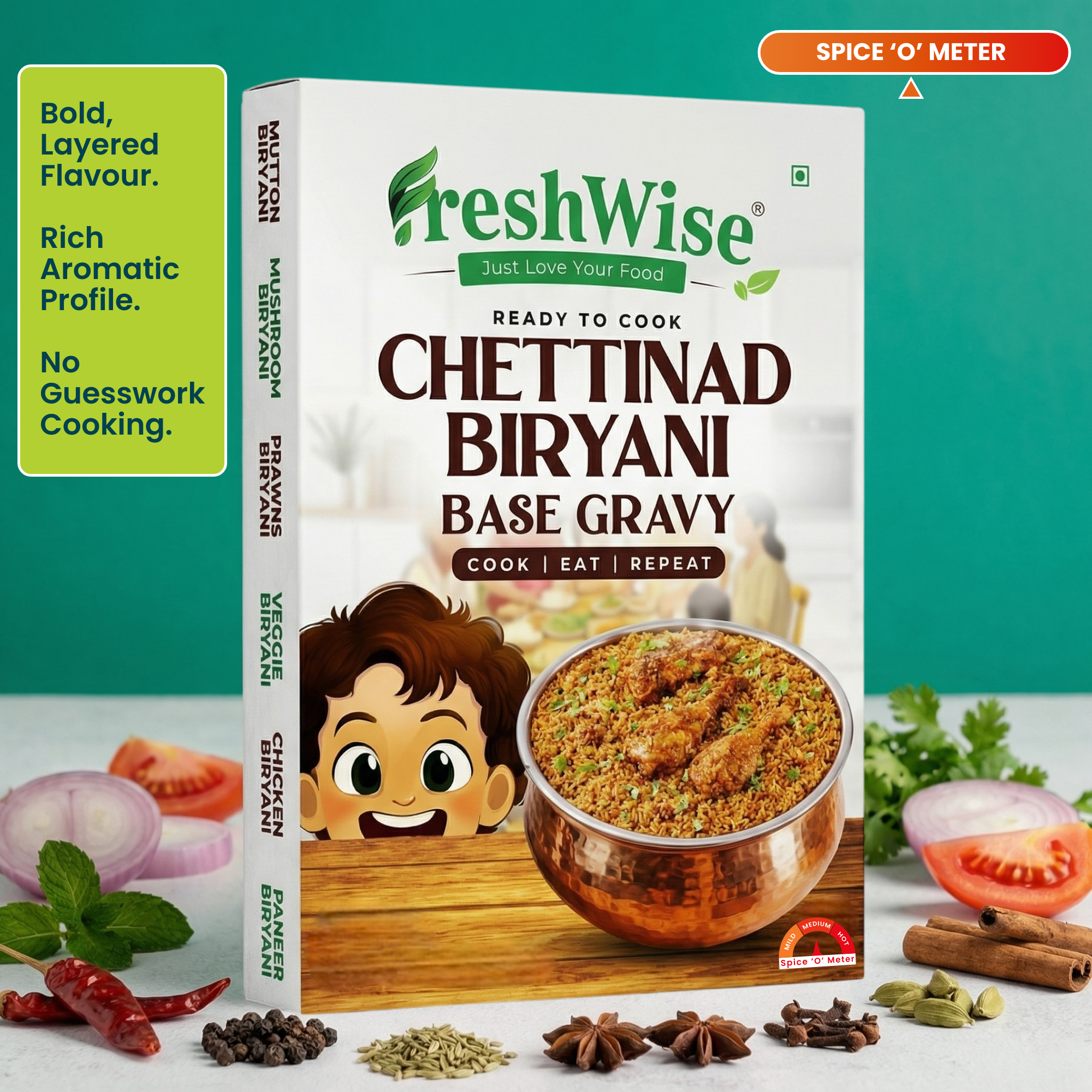 Chettinad Biryani Base - Bold Spice, No Guesswork