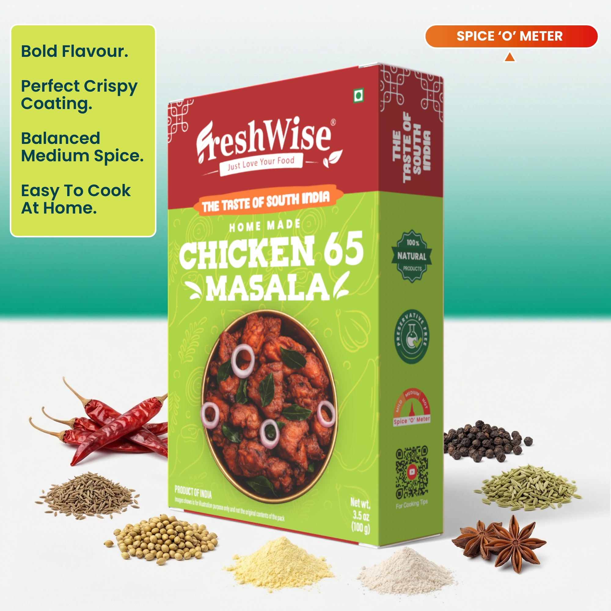 Chicken 65 Masala - Crispy, Spicy, Addictive