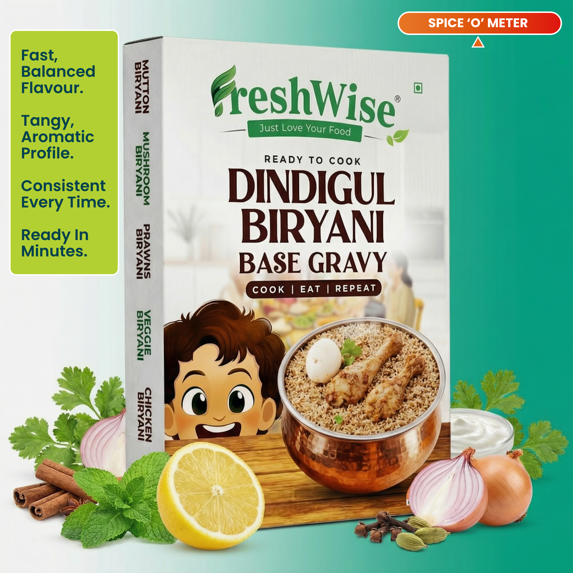 Dindigul Biryani Base - 20-Minute Biryani Fix