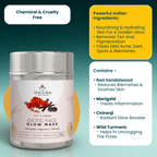 Exotic Face Glow Mask – Herbal Face Mask with Marigold & Red Sandalwood for Radiant-Looking Skin