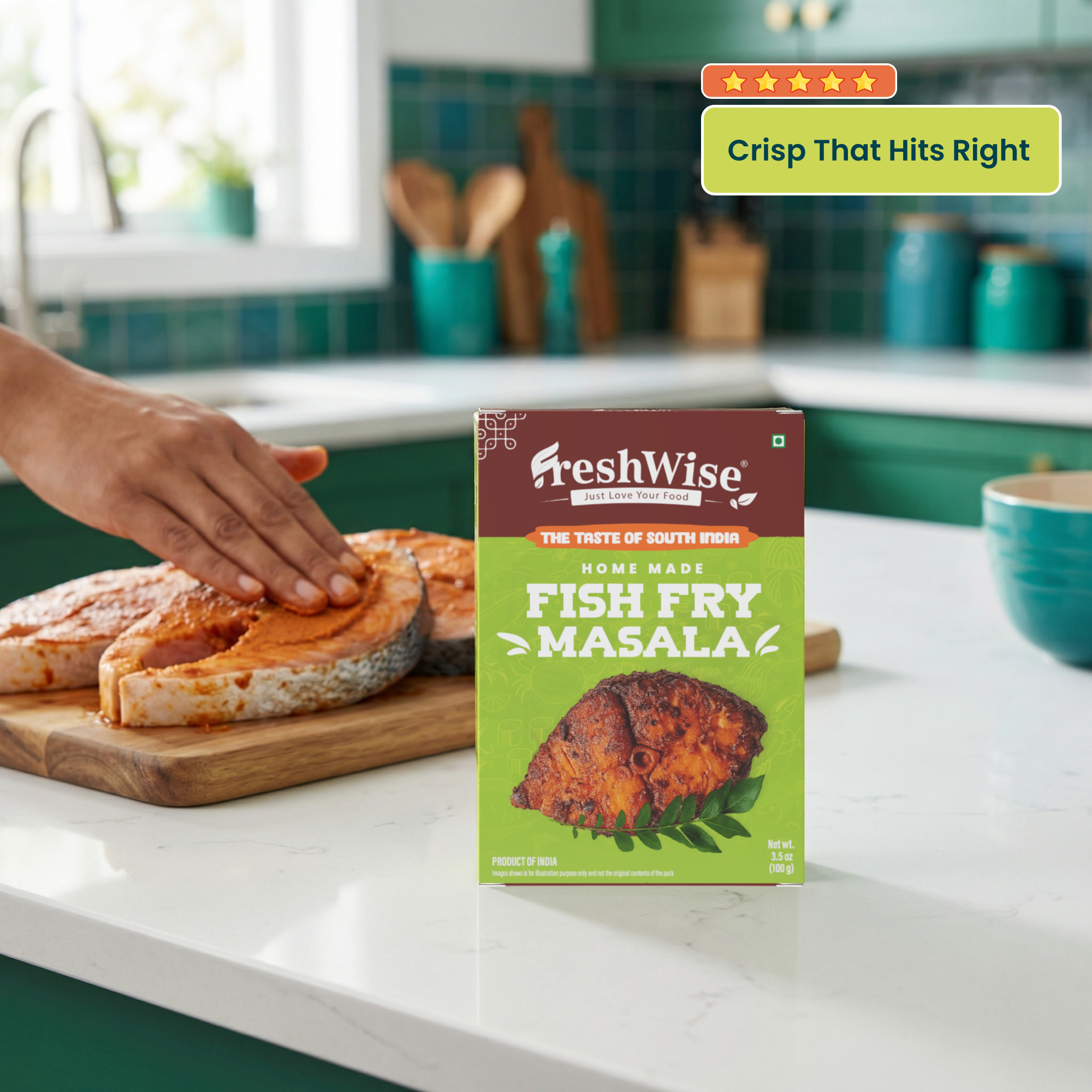 Fish Fry Masala - Crispy Outside, Packed with Flavor