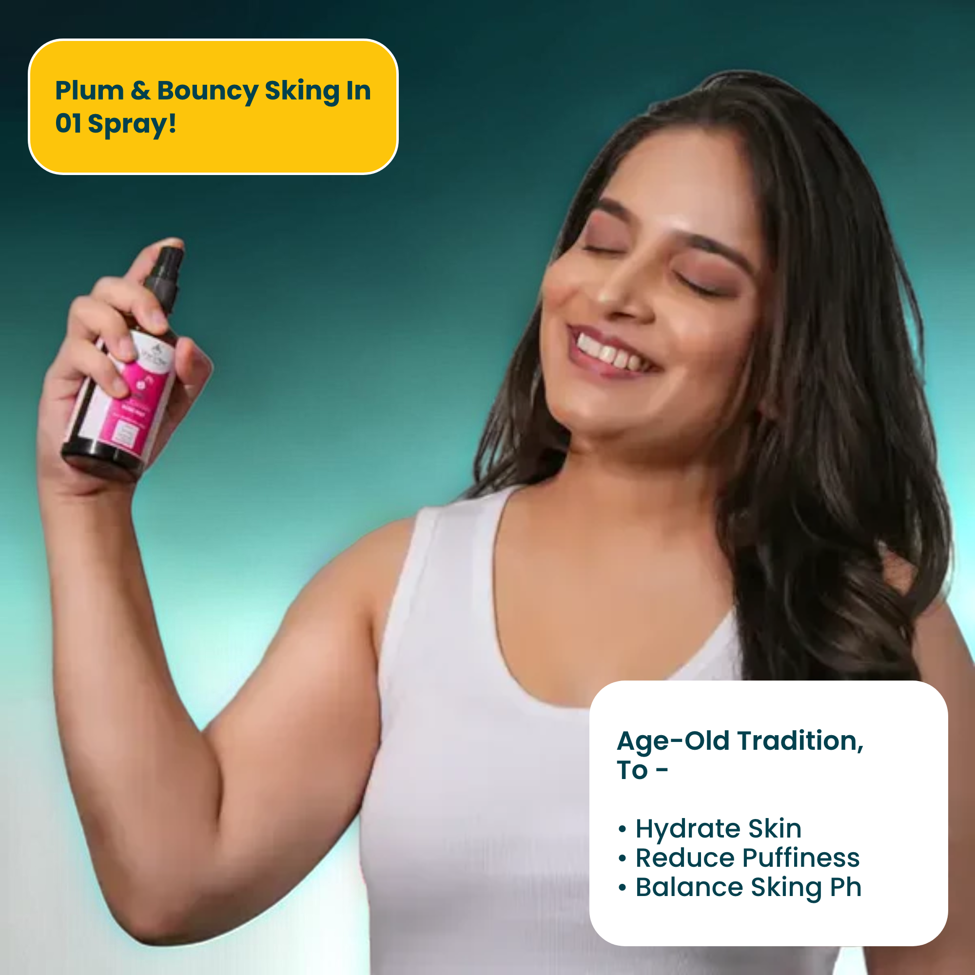 Godavari Rose Mist – 100% Pure Steam Distilled Facial Toner