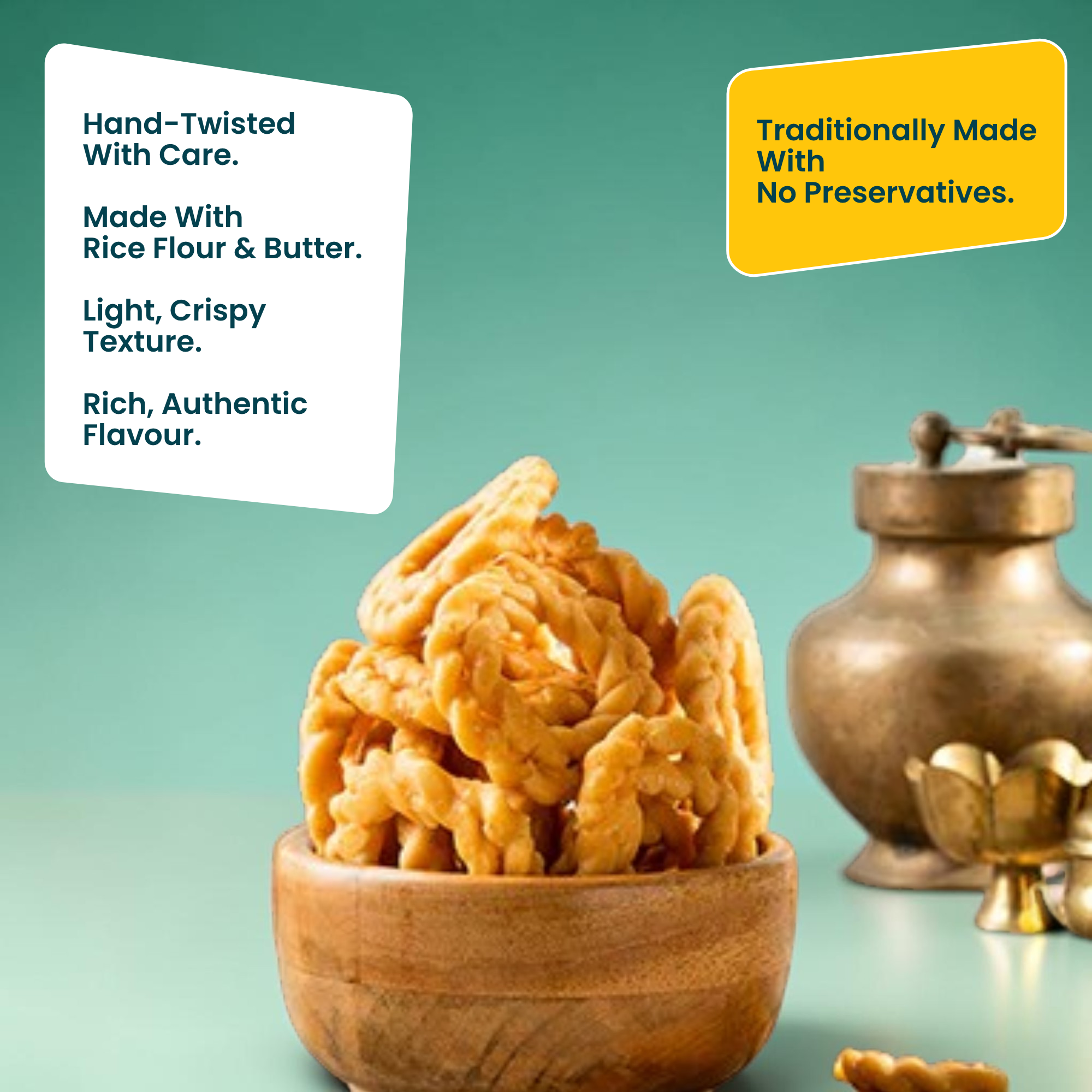 Kai Murukku | Handcrafted Traditional Snack