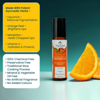 Nourishing Lip Treatment Oil – Herbal Lip Oil with Orange Peel & Manjistha