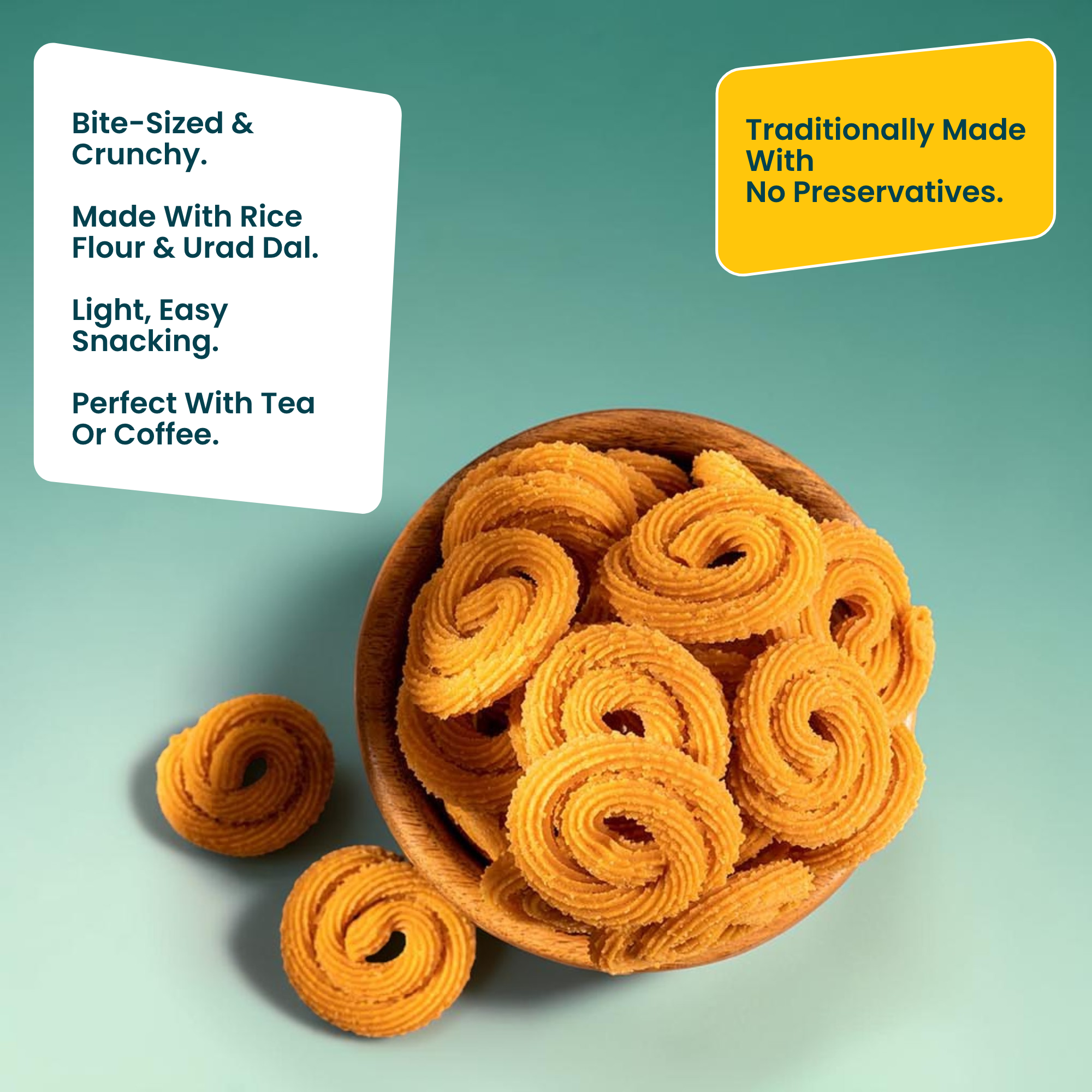 Mini Murukku | Bite-Sized Crunchy Snack