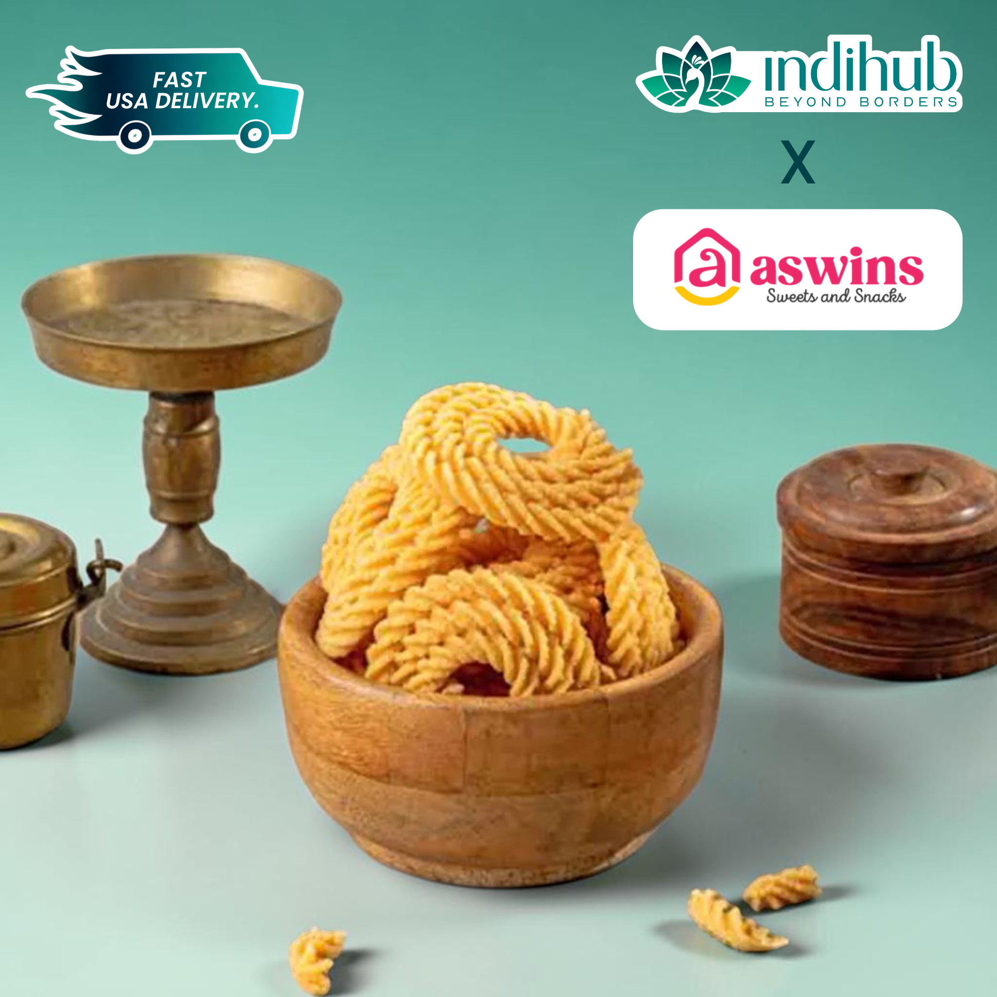 Poondu Murukku | Garlic Flavoured Crunchy Snack