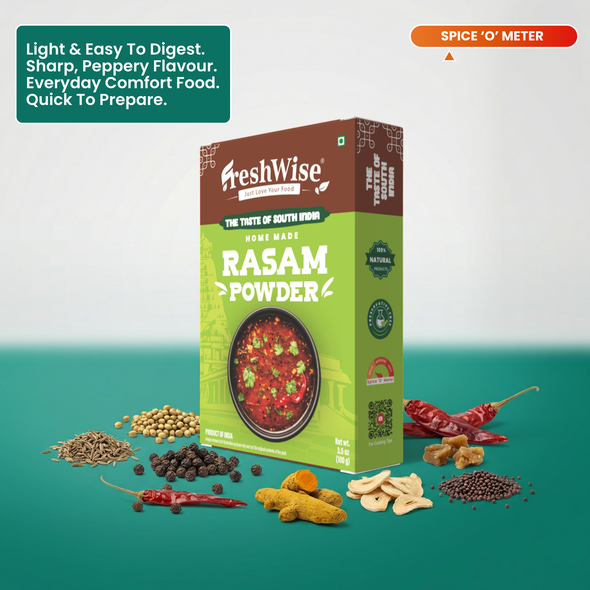 Rasam Powder - Sip the Heat