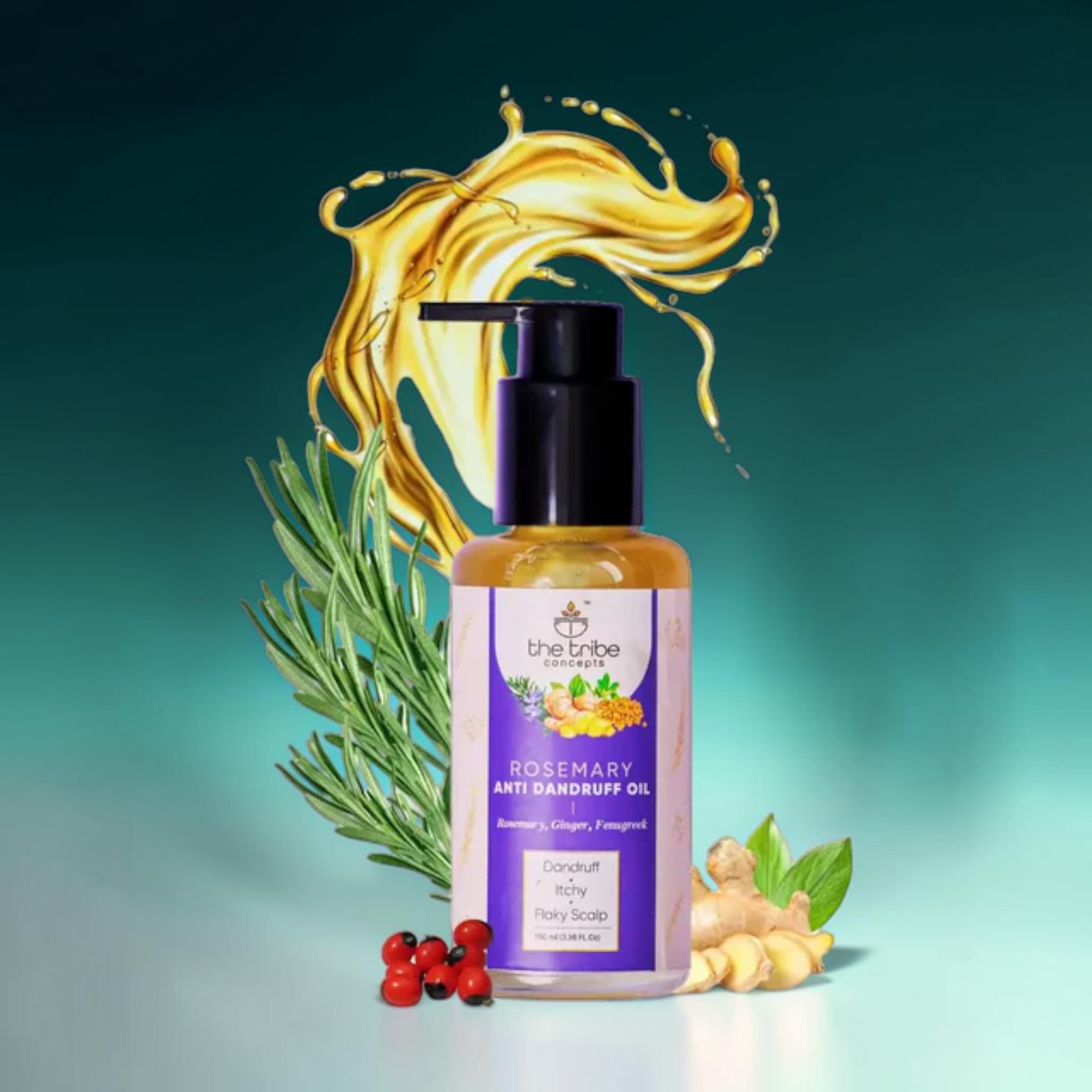 Rosemary Hair Oil – Nourishing Hair Oil for a Healthy-Looking Scalp & Smooth Hair