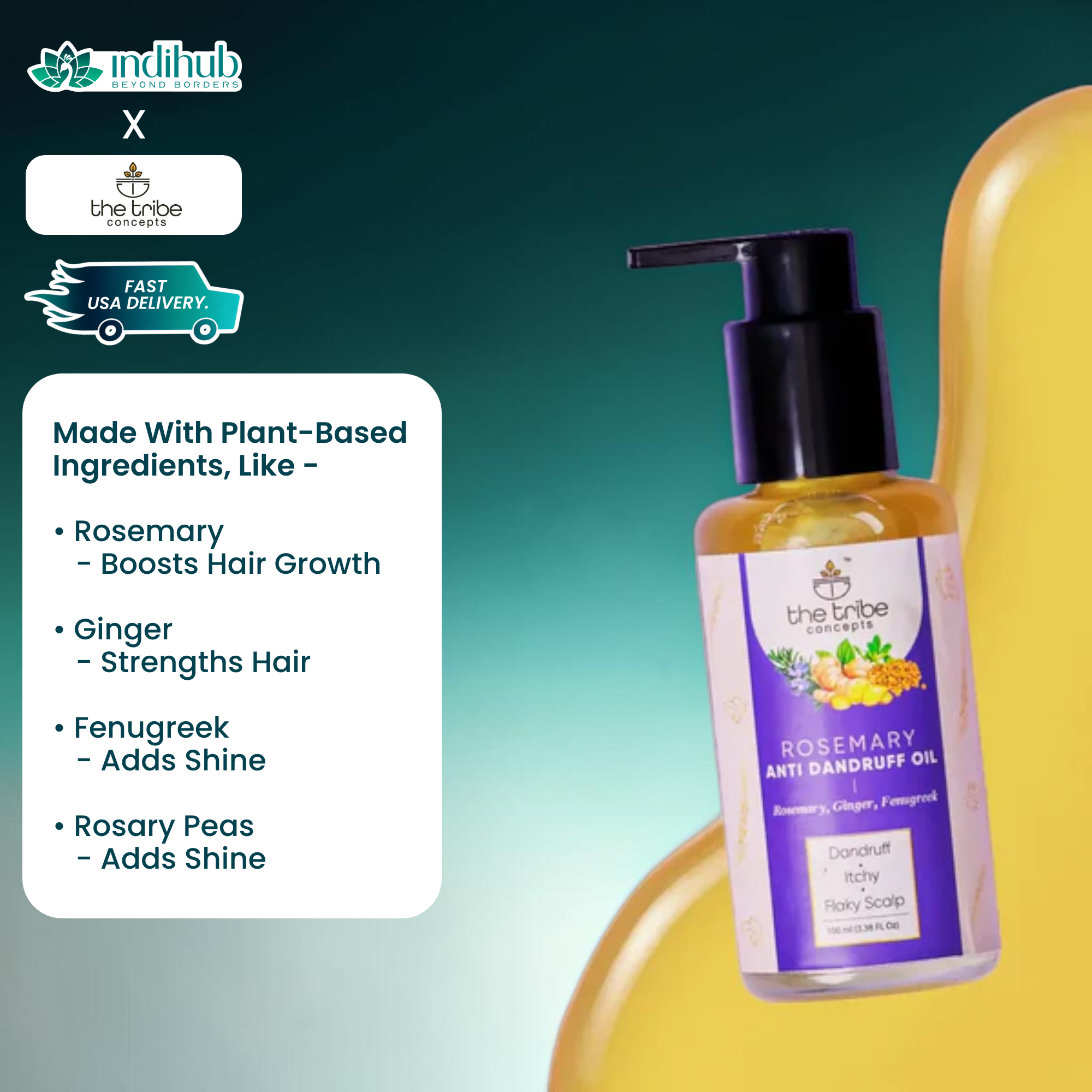Rosemary Hair Oil – Nourishing Hair Oil for a Healthy-Looking Scalp & Smooth Hair