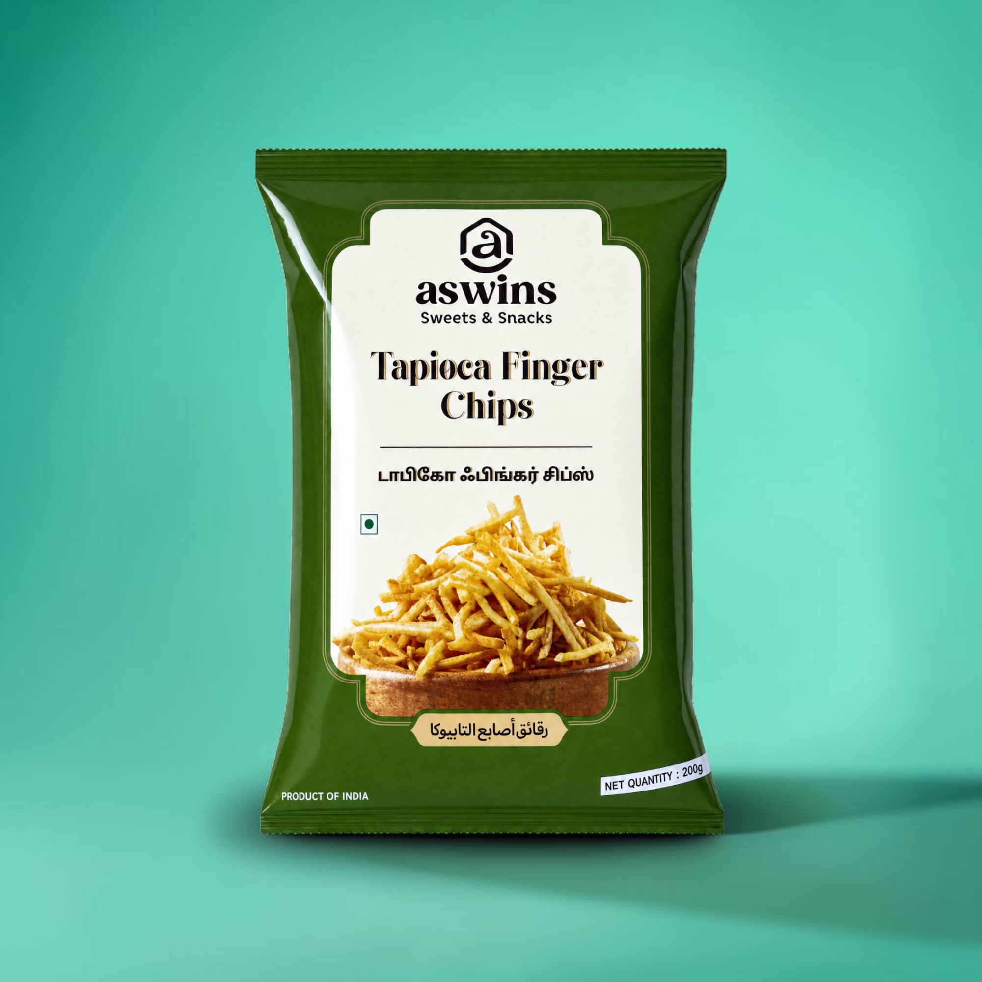 Tapioca Finger Chips | Spicy Crunch Snack