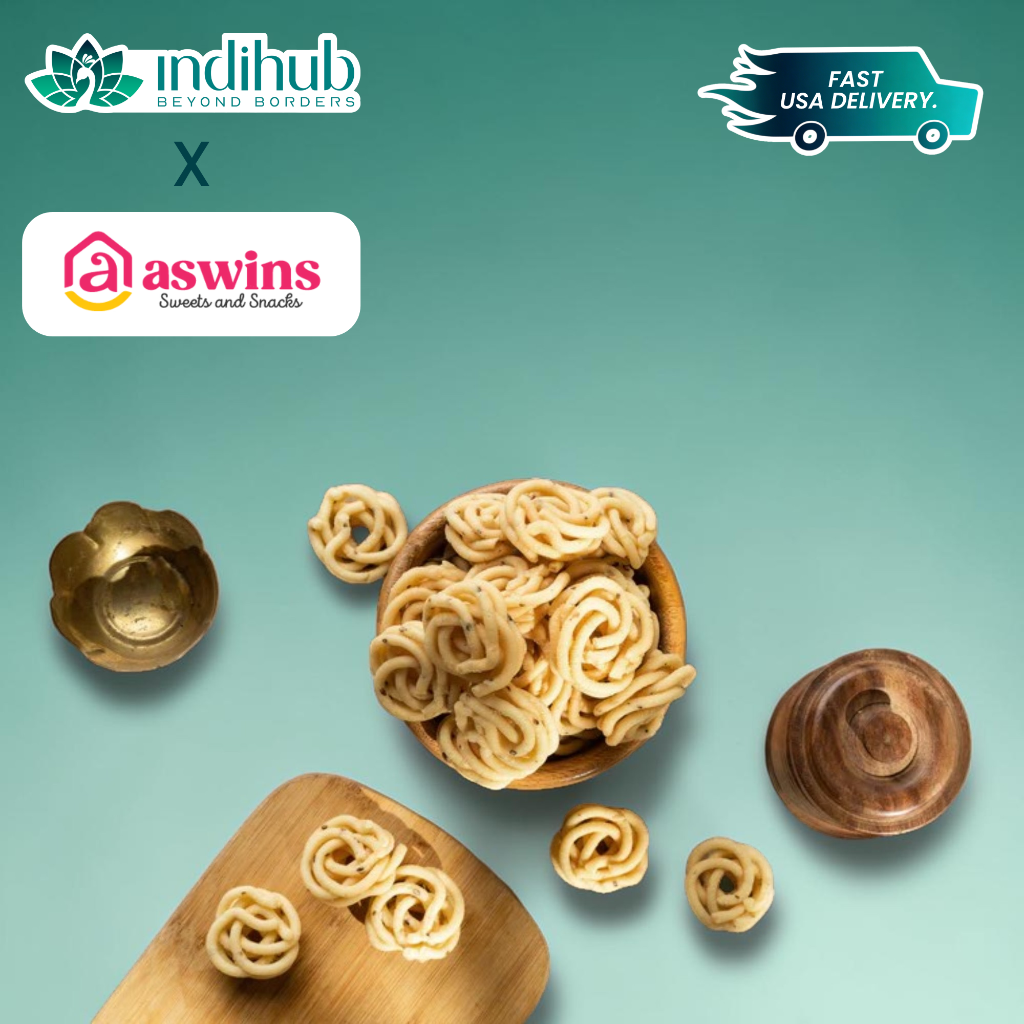 Thenkuzhal Murukku | Light & Crispy Snack