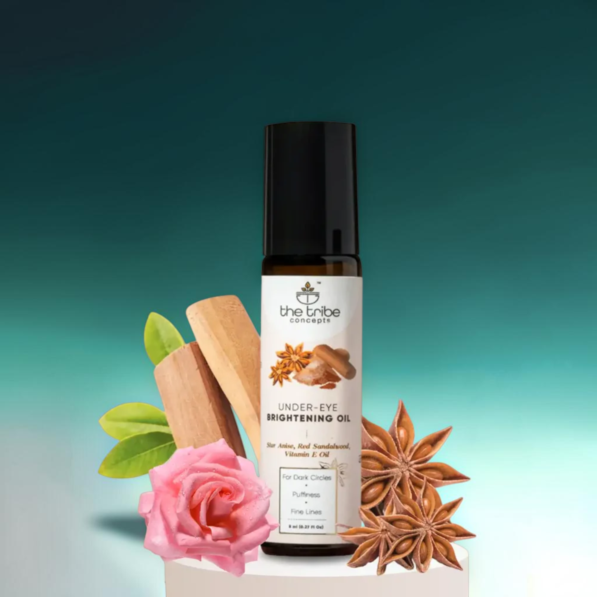 Under-Eye Brightening Oil – Herbal Under-Eye Oil with Star Anise & Red Sandalwood